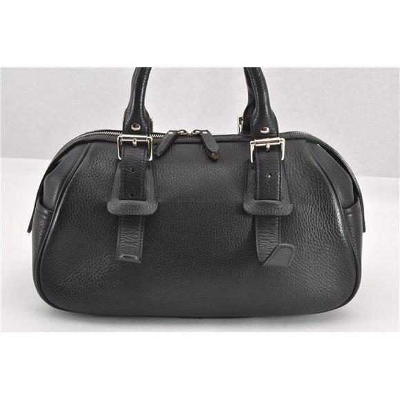 Auth Burberry Vintage Leather Shoulder #74869B22B - Picture 14 of 15